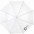 30" Karl-golfsateenvarjo puukahvalla, valkoinen lisäkuva 2